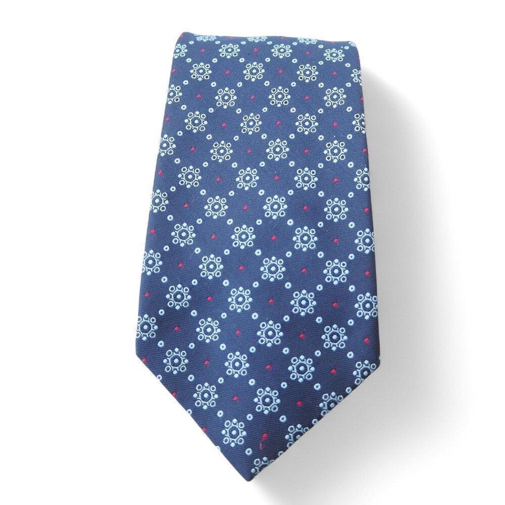 Merritt Vintage 70/80s Medallion Neck Tie Navy‎ / Blue